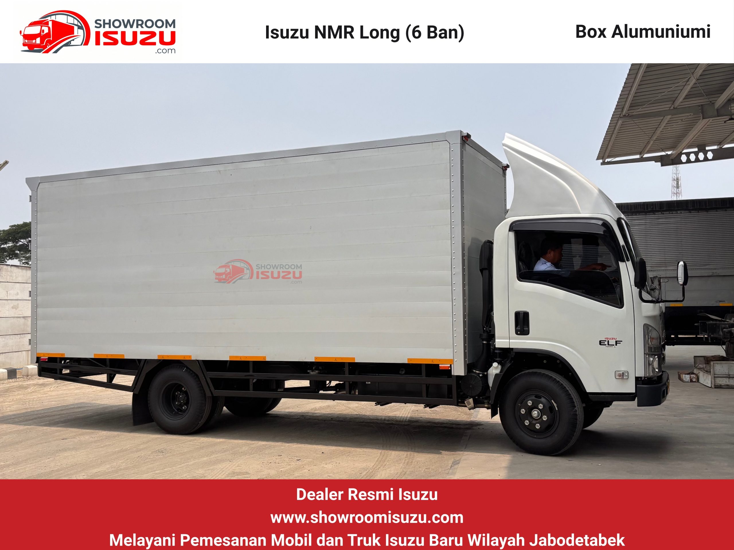 Isuzu NMR Long – Box Alumunium