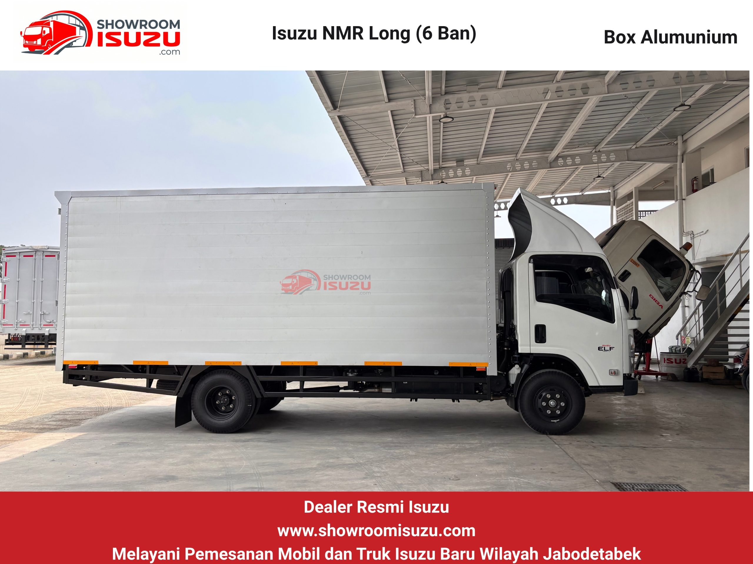 Isuzu NMR Long – Box Alumunium